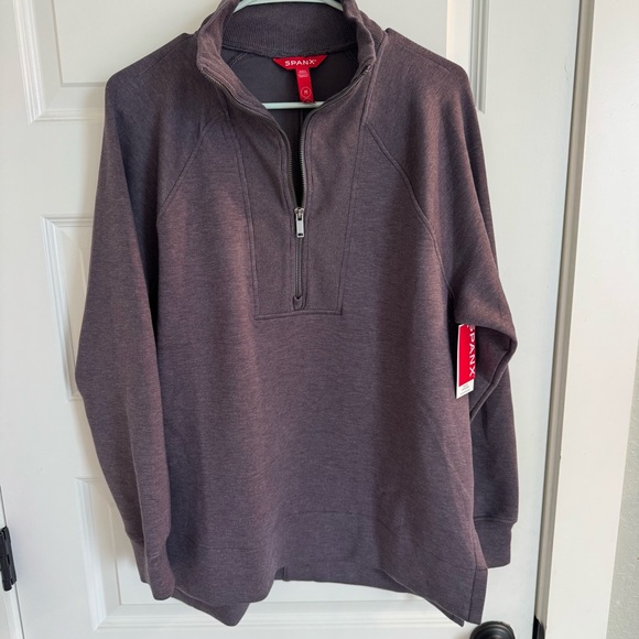 SPANX Air Essentials Brushed Half Zip Tunic - Picture 2 of 5